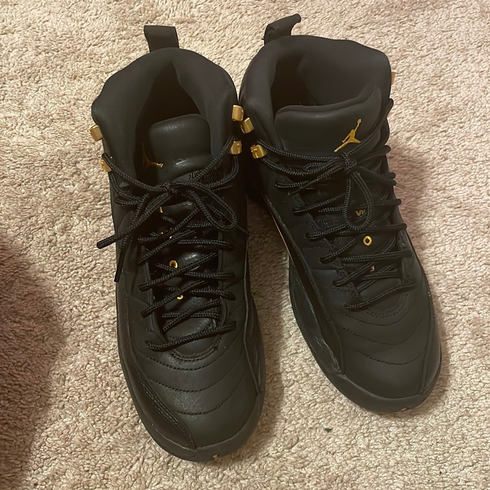 Air Jordan Men's Black/Gold High-Top Basketball Shoes